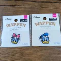 ワッペン　ディズニー　ドナルド　デイジー