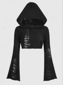 クロップドパーカー