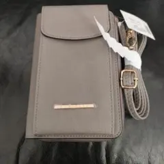未使用　フェリシモ　グレー クロスボディーウォレット