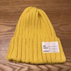 イエローニット帽　green label relaxing