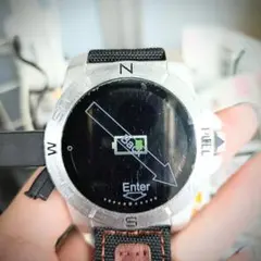 シルバー デジタル スマートウォッチ 本体