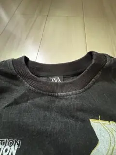 ZARA ブラック トレーナー グラフィックプリント