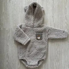 TeddyBear フード付きロンパース