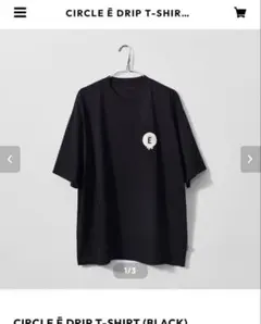 ENNOY CIRCLE Ē DRIP T-SHIRT BLACK XL - メルカリ