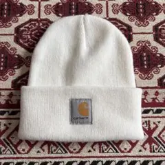 Carhartt ホワイト ニット帽