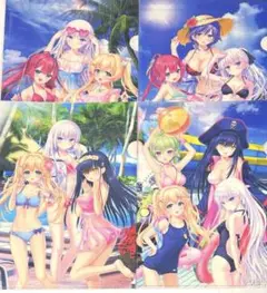 VA夏フェス スピードくじ　クリアファイル　サマポケ　全4種類セット