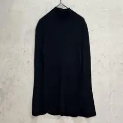 UNIQLO（L）3Dリブハイネックセーター /黒/長袖/コットンのサムネイル