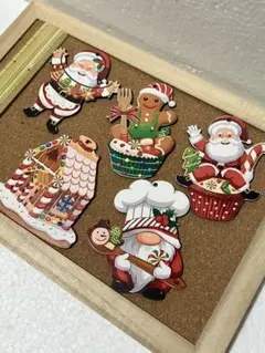 クリスマス木製オーナメント5個セット❣️