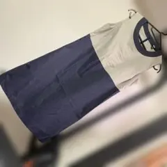ノースリーブひざ丈ワンピース