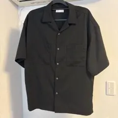 FREAK'S STORE 半袖オープンカラーシャツ ブラックのサムネイル