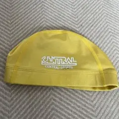 セントラル　水泳帽　黄色　イエロー　M