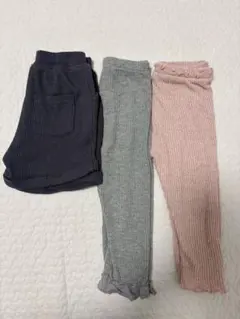 レギンスズボン　ROPÉ PICNICワッフル生地の短パン