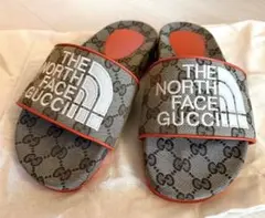 【美品】GUCCI×the north face サンダル23.0cm相当