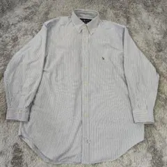Ralph Lauren ラルフローレン ストライプ 長袖シャツ L相当