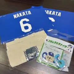 中日ドラゴンズ　オリジナルトートバッグ、来場記念グッズ、中田翔応援ボード　セット