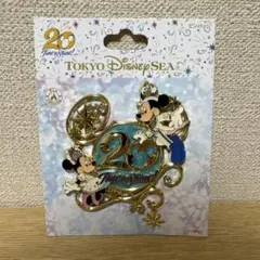 ディズニーシー　20周年 ピンバッジ　ミッキー　ミニー