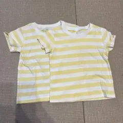 ストライプ 半袖Tシャツ 90cm 100cm 無印良品