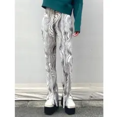 EMODA フロントタックフレアパンツ
