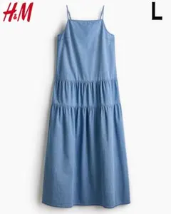 新品 H&M ルーズフィット キャミワンピース Lサイズ