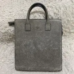 FURLA オーストリッチ　トートバッグ　ビジネスバッグのサムネイル