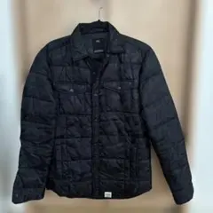 AZUL by moussy ブラックカモフラ柄　中綿ジャケット Sサイズ