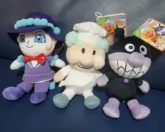 アンパンマンキャラクター ぬいぐるみ 3体セット【新品】