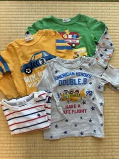 ミキハウス　ホットビスケッツ　ダブルビー　ポロ　計4着