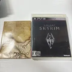 ザ・エルダー・スクロール5:スカイリム マップ付き 盤面ほぼ傷なし美品