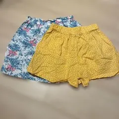 UNIQLO 110㌢ ショートパンツ 2枚セット