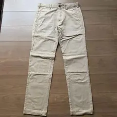 UNIQLO ベージュ コットン チノパン　W76