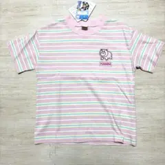 トイストーリー　ディズニー　ハム　Tシャツ　半袖　120 ボーダー　ピンク　刺繍のサムネイル