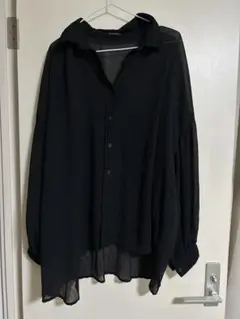 MB シルキードレープシャツ黒Lサイズ - メルカリ