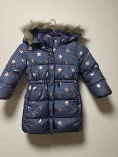 babyGap ネイビー 星柄 ダウンコート
