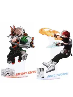 ヒロアカ　アクリルgigaフィギュア　爆豪勝己　轟焦凍