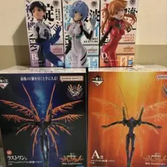 エヴァンゲリオン一番くじフィギア5種コンプセット
