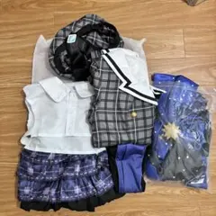 Yakumo カードキャプターさくら 刺繍長袖シャツ 刺繍プリーツスカート