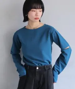 cheriella ジョーゼット カットアウト ロンT ロング Tシャツ