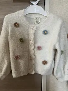 gelatopique 花モチーフ ニットセーター