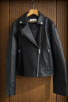 極美品FRAY I.Dラムレザーダブルライダースジャケット羊革フレイアイディー