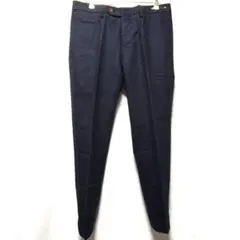 J6014 美品 PT01 ストレッチ 1プリーツスラックス ブラウン 48 - メルカリ