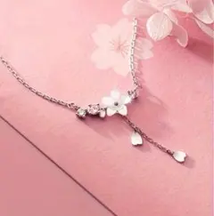 桜のネックレス　新品未使用
