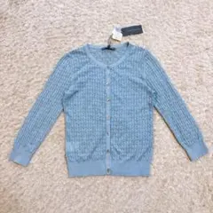 新品タグ付 LAURA ASHLEY 綿 100% レース編みカーディガン Sのサムネイル