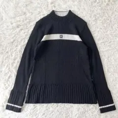 courrèges クレージュ　カシミヤ100% ニットトップス 38 Y2K courrèges クレージュ カシミヤ100% ニットトップス 38 Y2K オフ