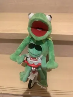 【激レア】カーミット 自転車走行ぬいぐるみ