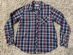 earth music&ecology チェック柄シャツ Mサイズ