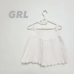 GRL インパン裏地付プリーツ切り替えミニスカート ai145 ガーリー 可愛い