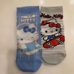 Hello Kitty キッズ靴下 2足セット くるぶしソックス