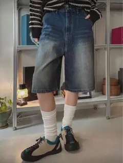 SHEIN デニムハーフパンツ