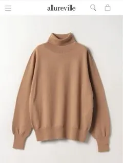 アルアバイル　ルルウィルビー ＷＧ天竺ウールタートルプルオーバー