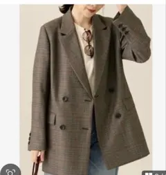 JOURNAL STANDARD L'ESSAGE チェックダブルジャケットのサムネイル